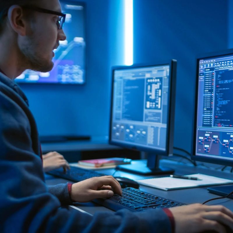 Custom website application development with dynamic features