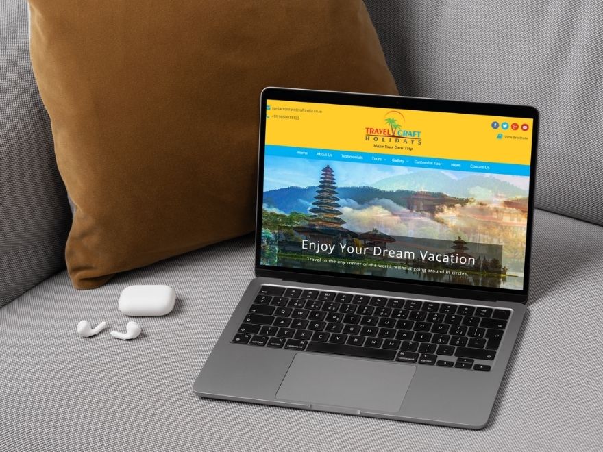 Travel Craft Holidays portfolio by Intellect Systems